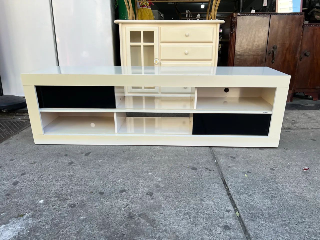 Rack para Tv com Nichos Artely Chicago