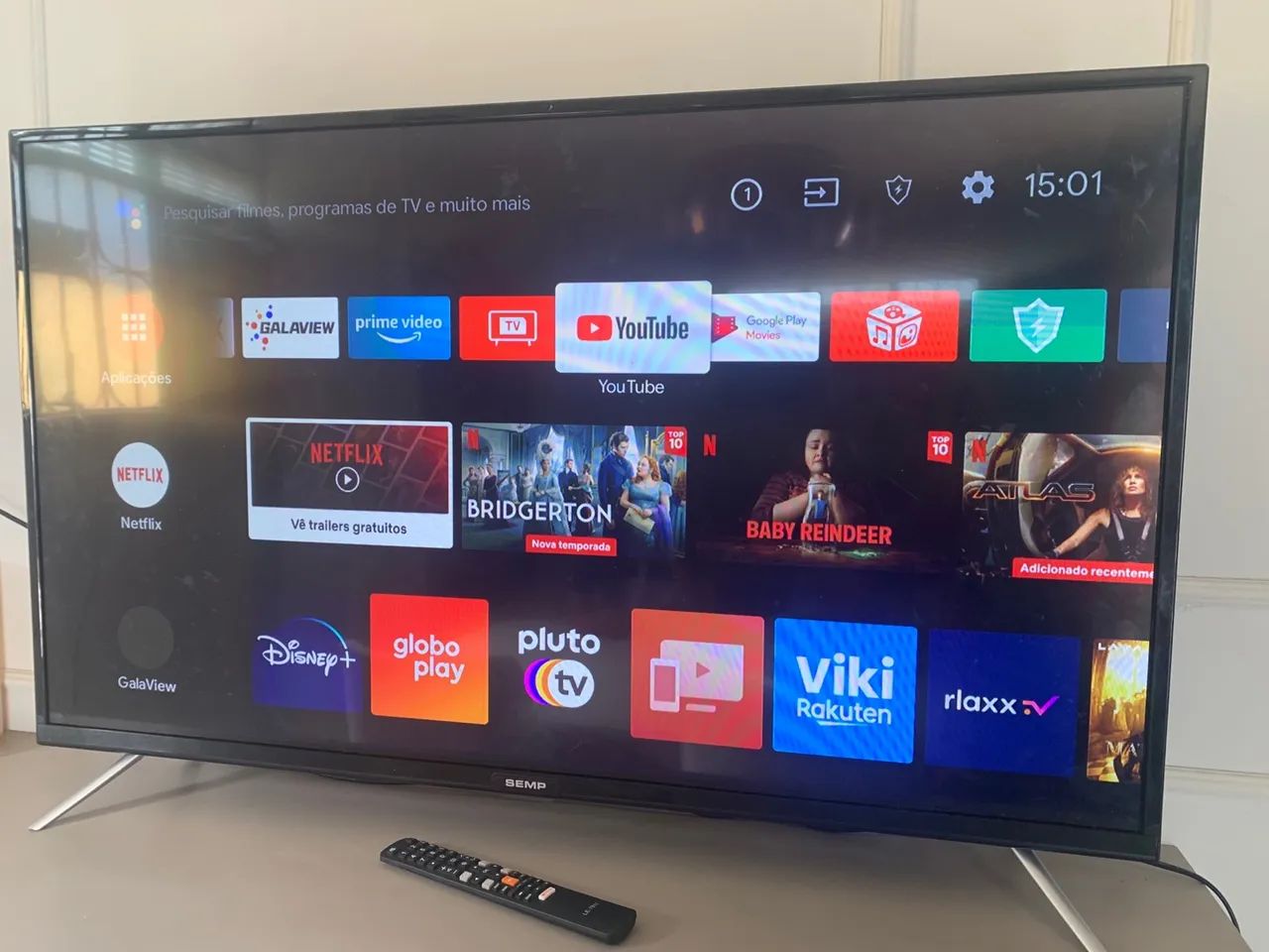Tv smart 32 Semp TCL Android 