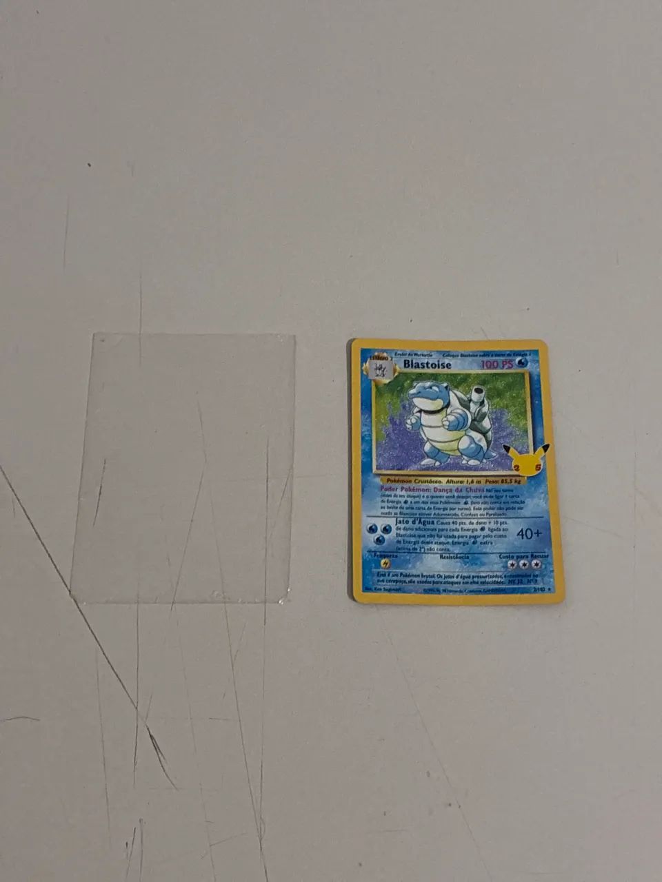 Carta Rara Blastoise Original 