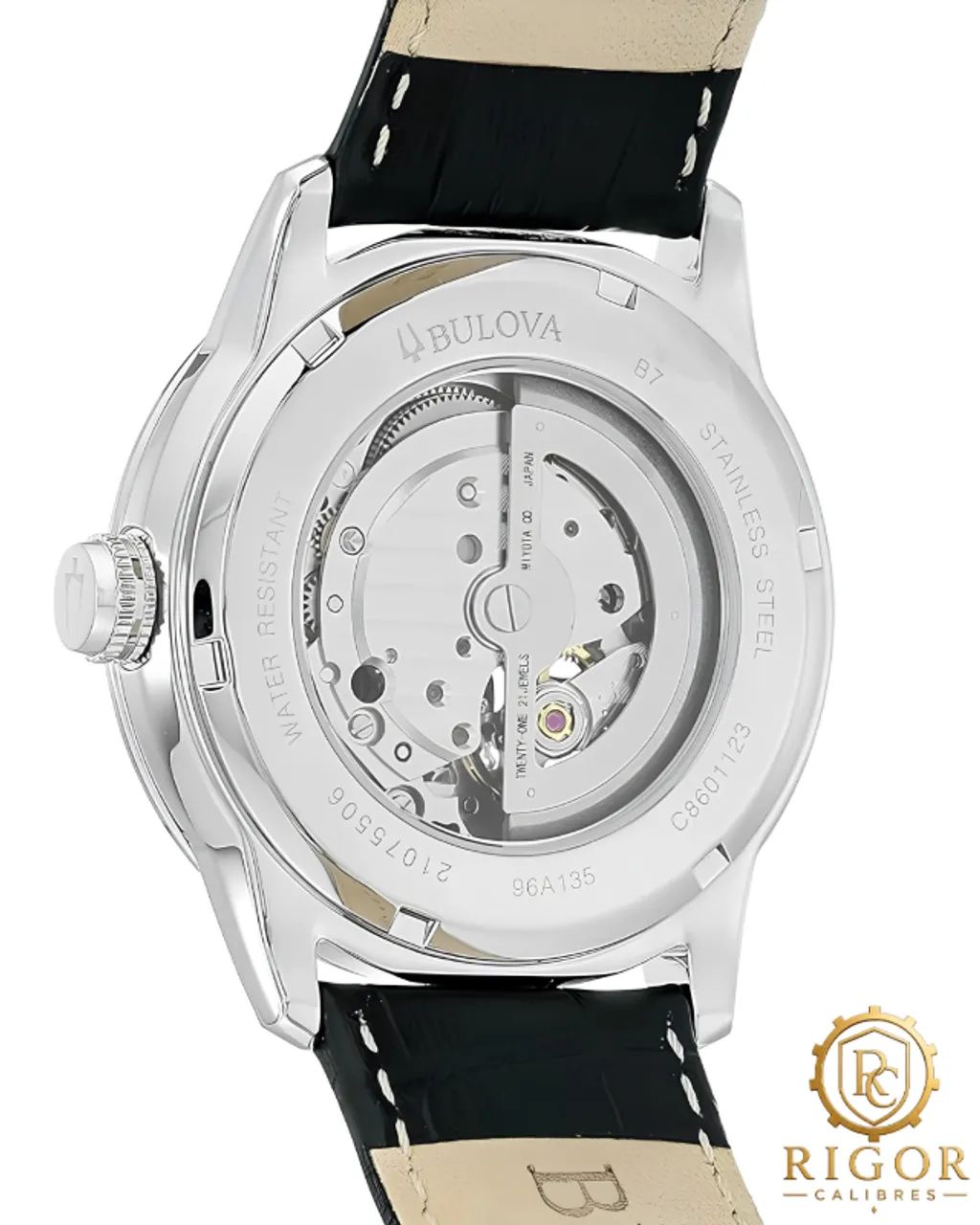 Relógio Masculino Bulova Classic 96A135: Automático, Open Heart, Aço, 43mm - Foto 3