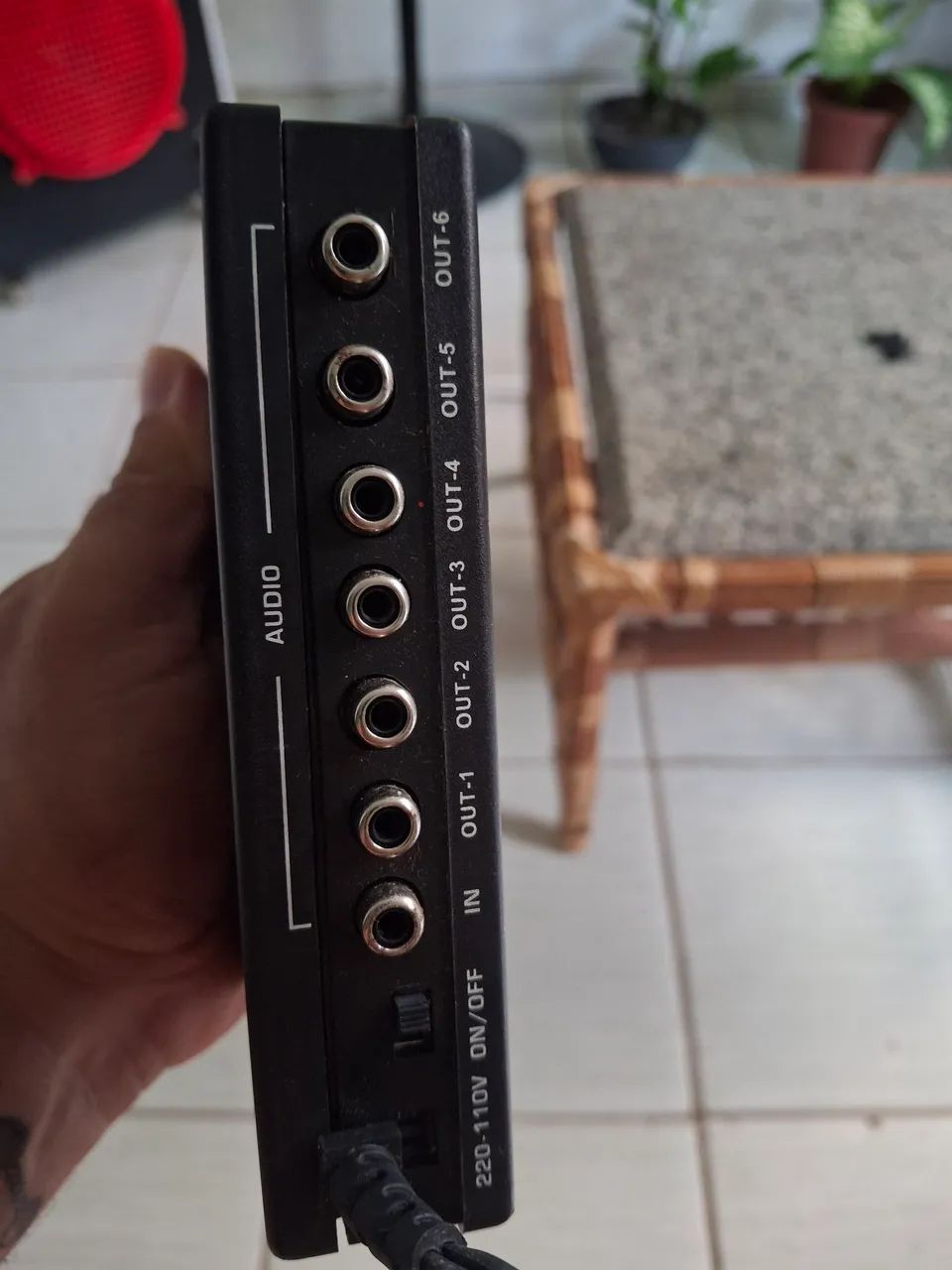 Distribuidor de áudio transcortec DA 1012 Analógico Mono - Foto 3