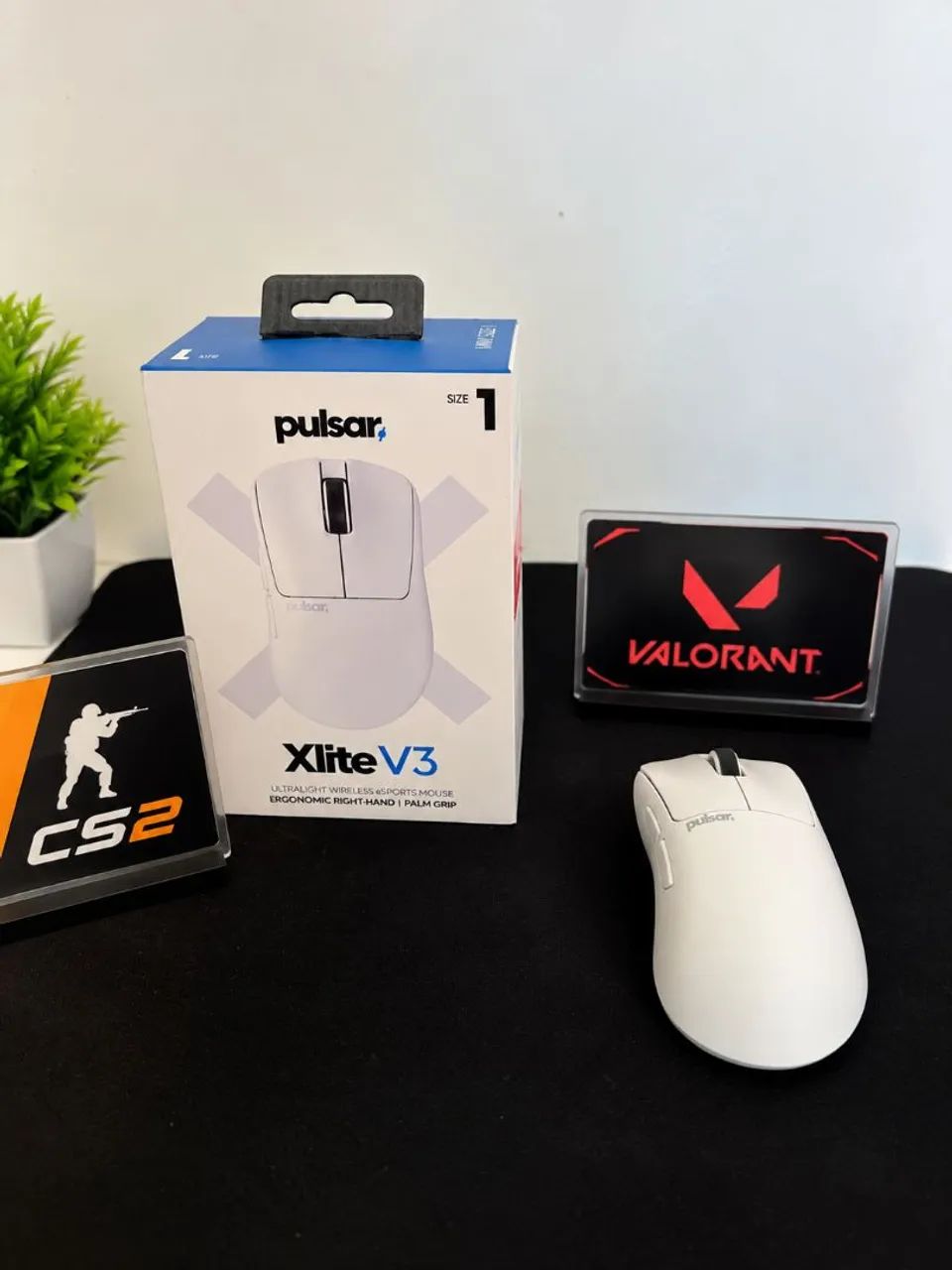 Pulsar Xlite V3 Size 1 + Dot Skates | CS2 / Valorant Mouse Gamer - Foto 2