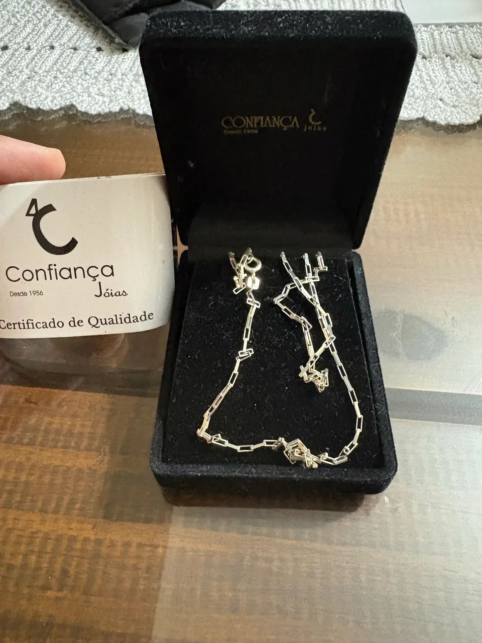 Cordão e Pulseira em Prata