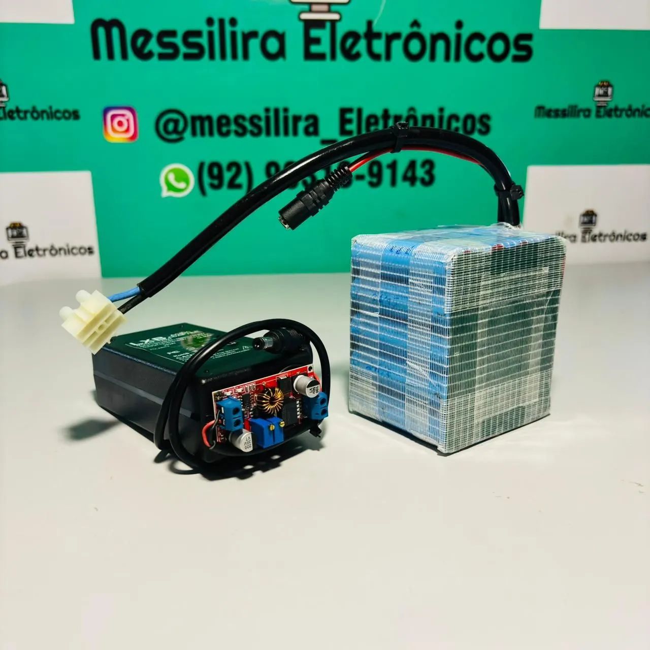 Pack 21v 10Ah  + carregador - Foto 5