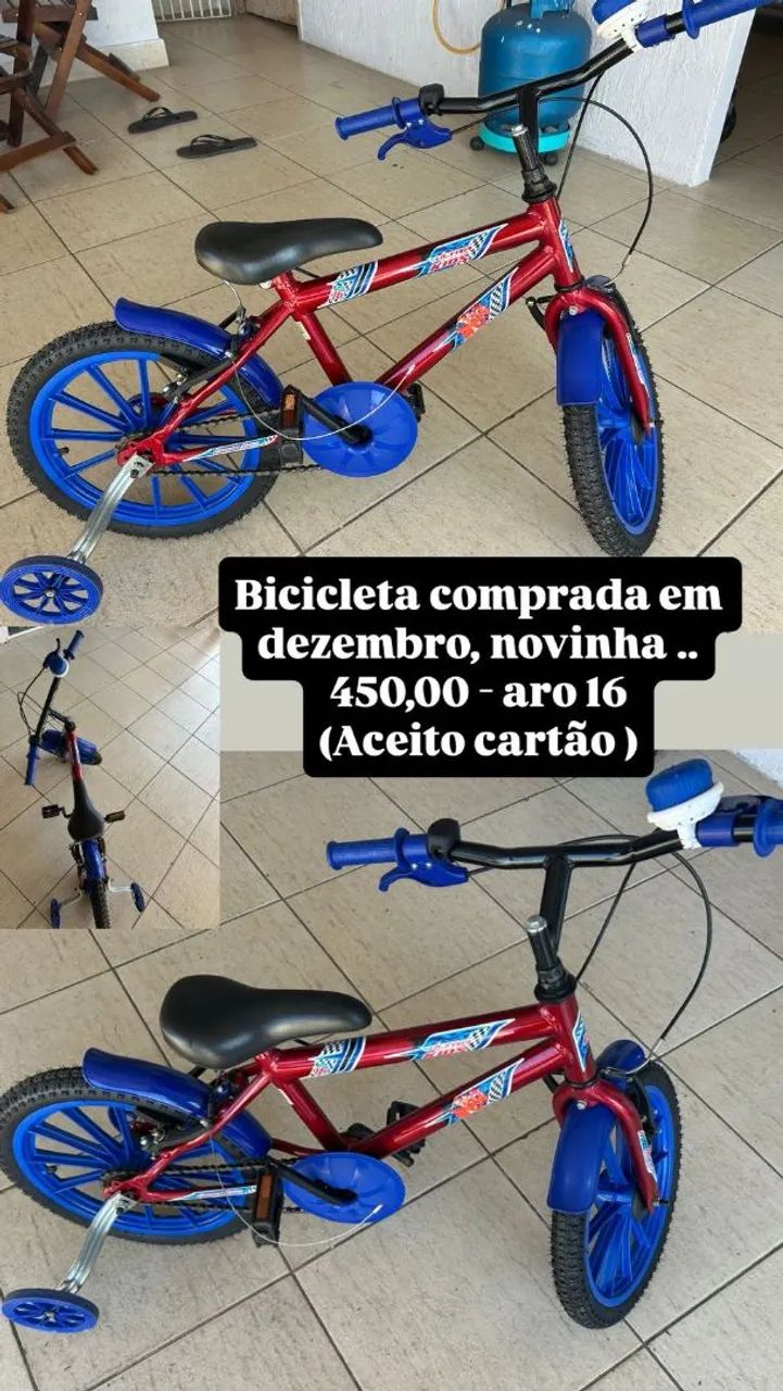 Bicicleta infantil aro 16 - muito nova