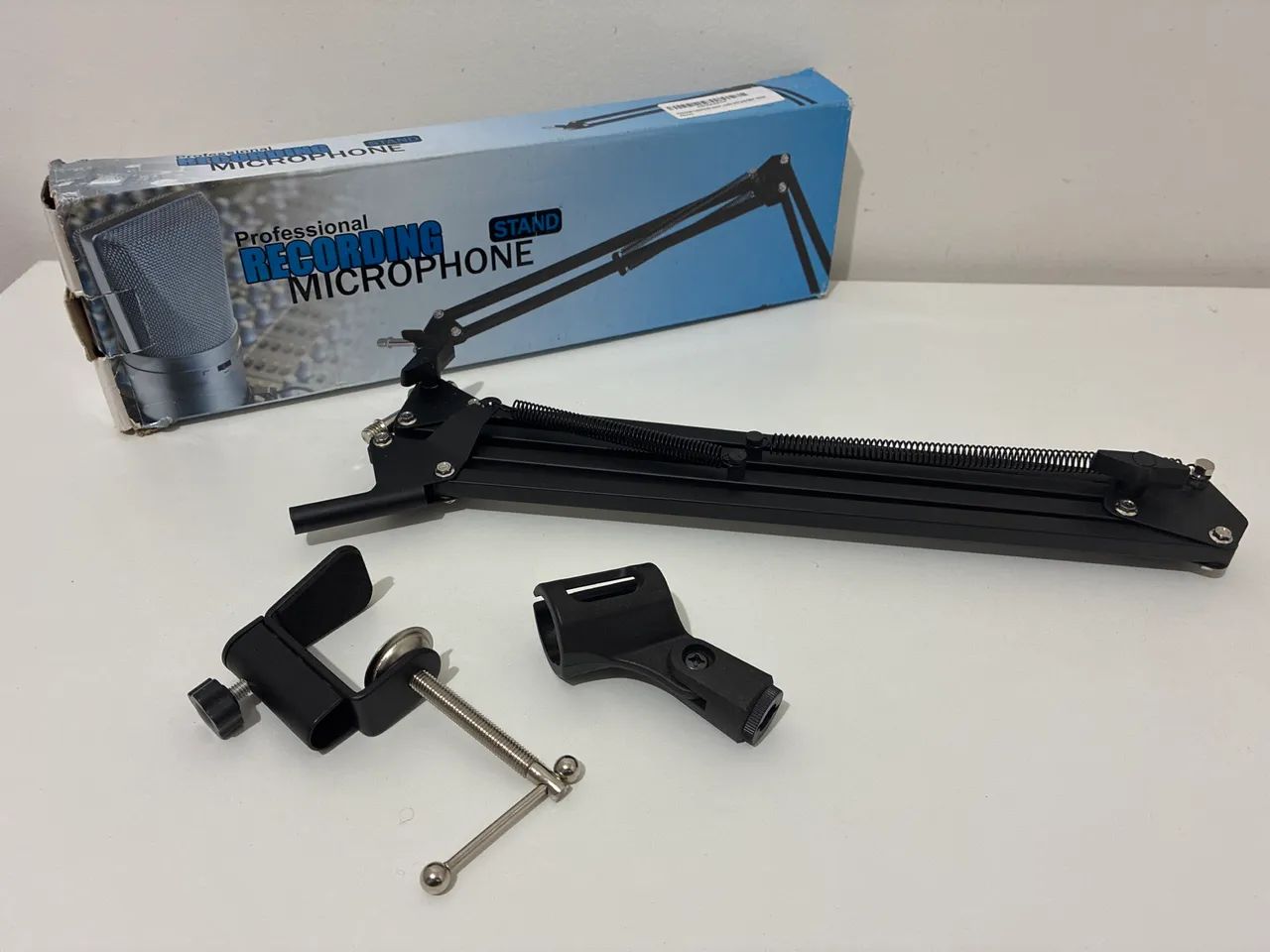 Suporte Articulado para Microfone de Mesa