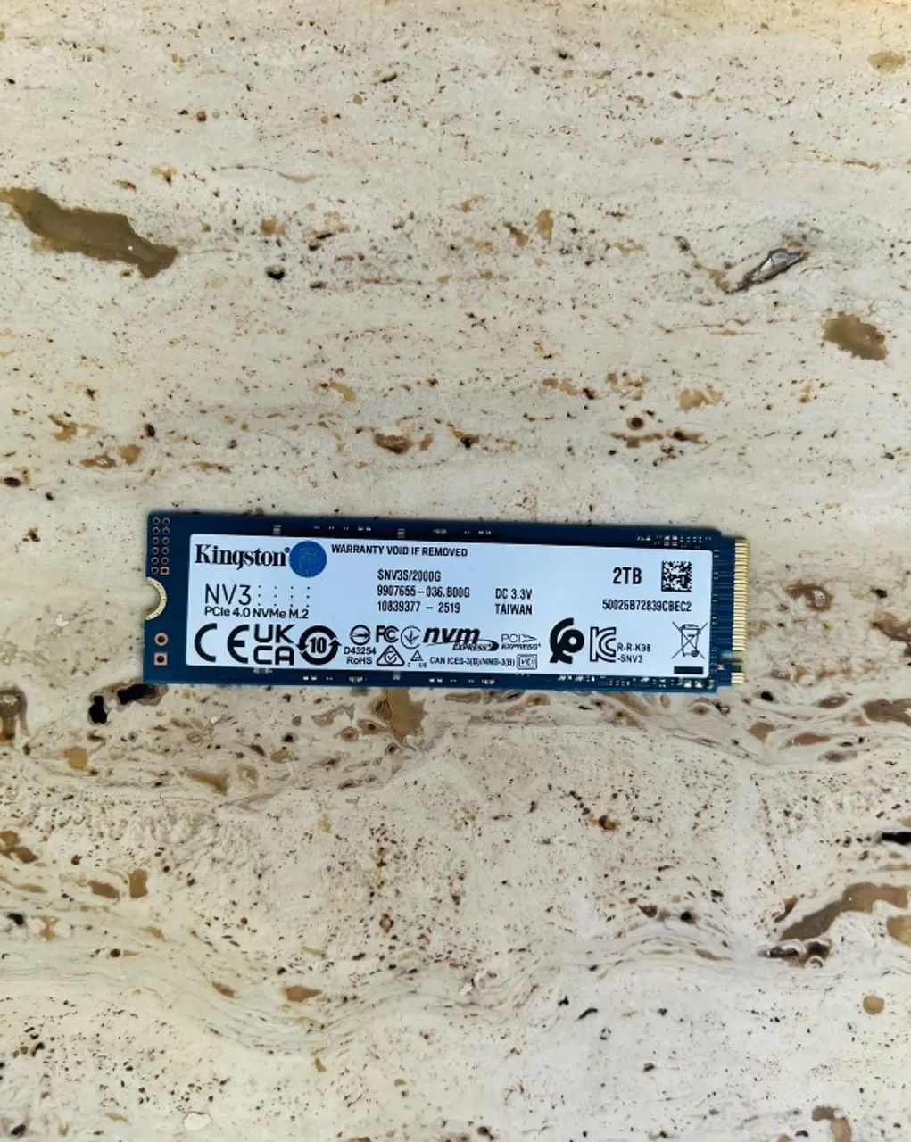 SSD NVMe Kingston NV3 2TB - Funcionando Perfeitamente - Foto 2