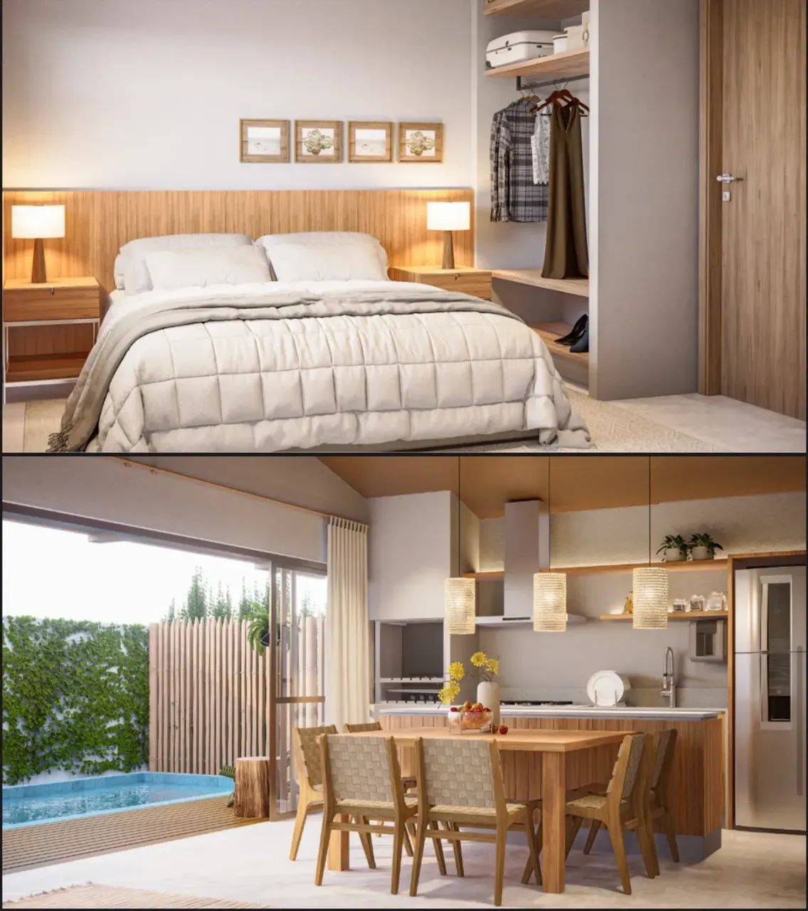 CASA CONDOMÍNIO EM SANTO AMARO COM 3 SUÍTES - Foto 5