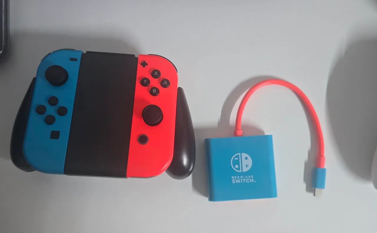 Nintendo Switch V2 Original + vários acessórios  - Foto 4
