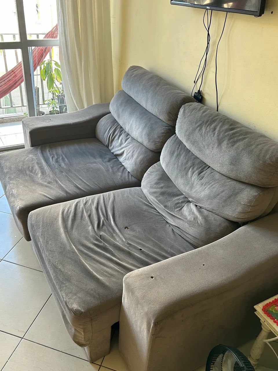 Sofá 2 lugares usado - Foto 2