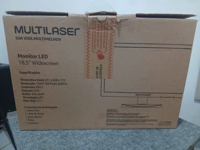 Monitor Multilaser 18 polegadas - Foto 5