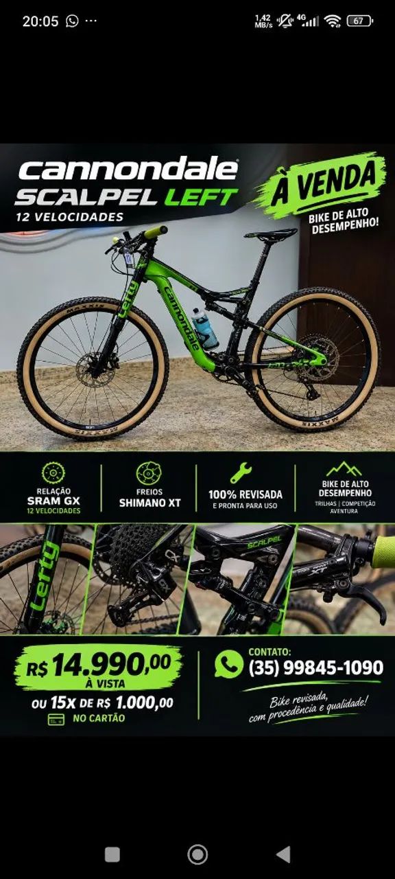 Cannondale scalpel left 