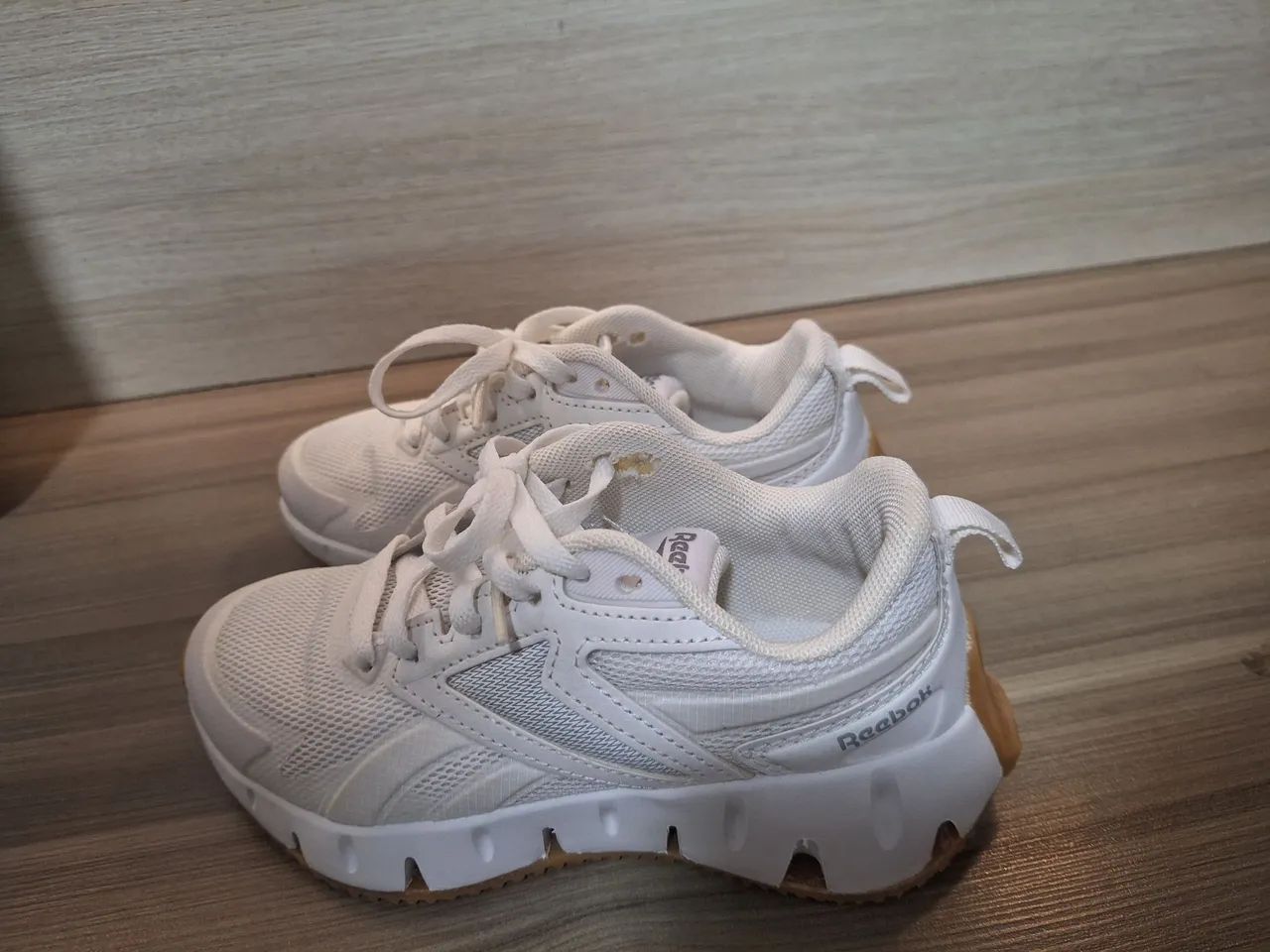Tênis Reebok Zig Dynamica Infantil Branco - Tam. 30,5
