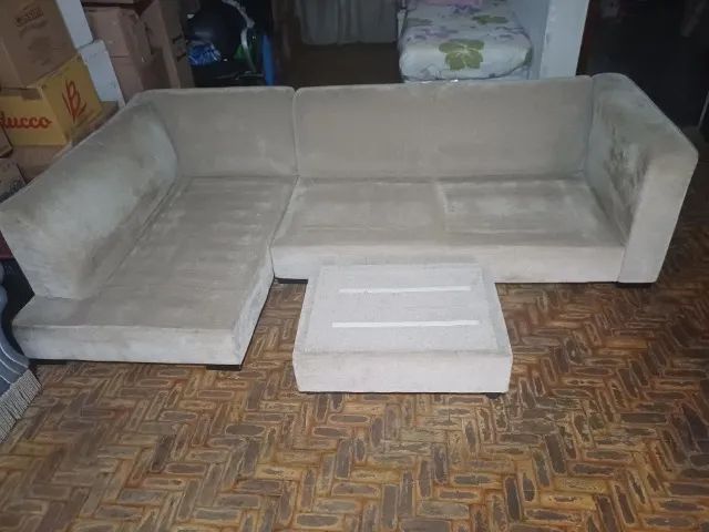 Sofá de canto modulado bege  - Foto 3