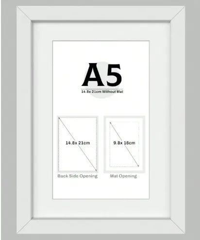 MOLDURA PARA QUADRO A5 COM VIDRO - Foto 2