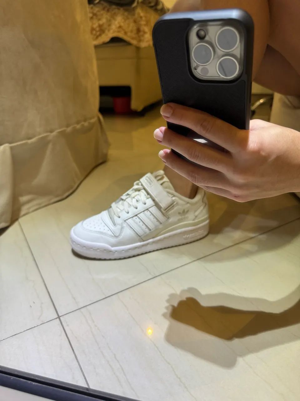 Tênis Adidas Forum Low Cloud White Velcro - Foto 5