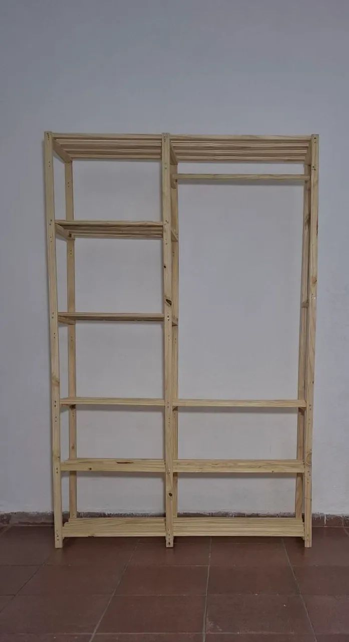 Estante 8 Prateleiras com Cabideiro  - Foto 4