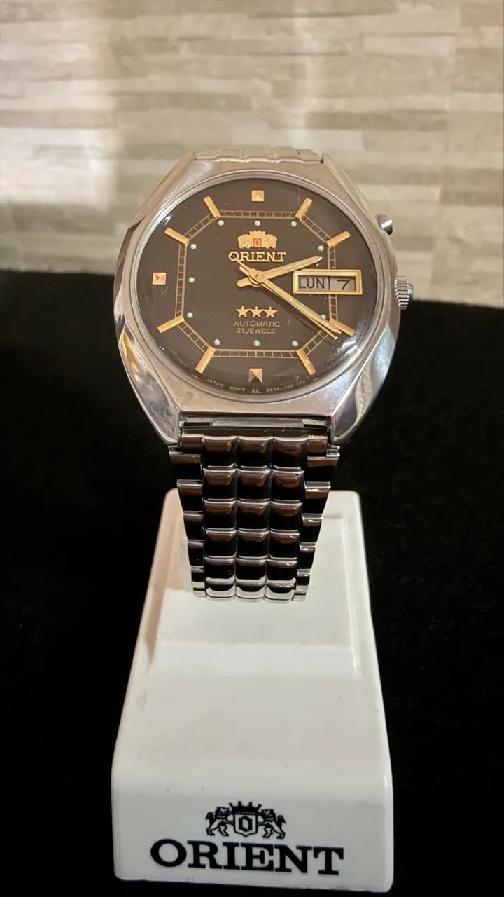 Relógio Orient Automatic 3 Estrelas Vintage - Foto 2
