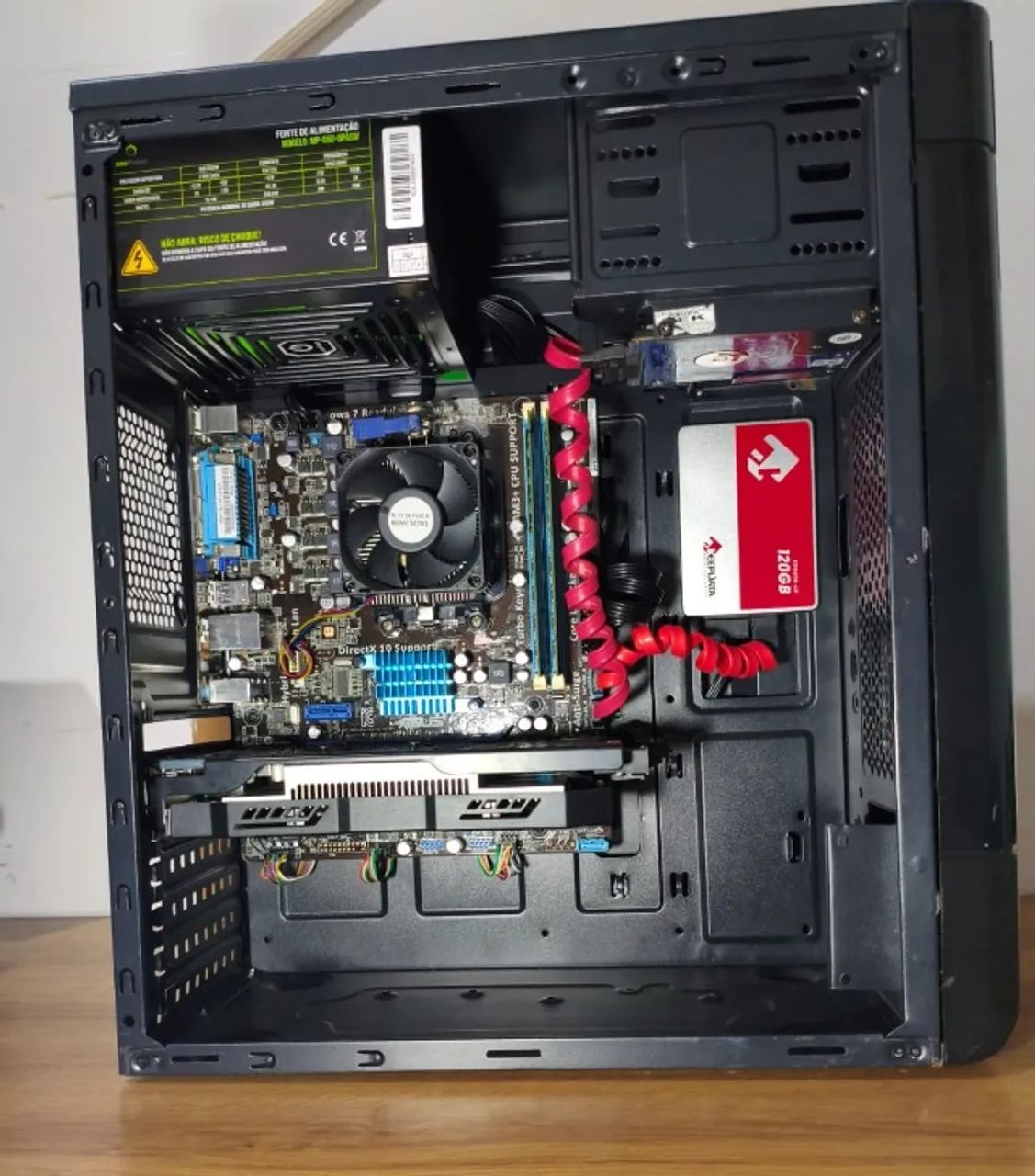 PC completo AMD FX4300/ 8Gb / R7 250X para jogos leves - Foto 3