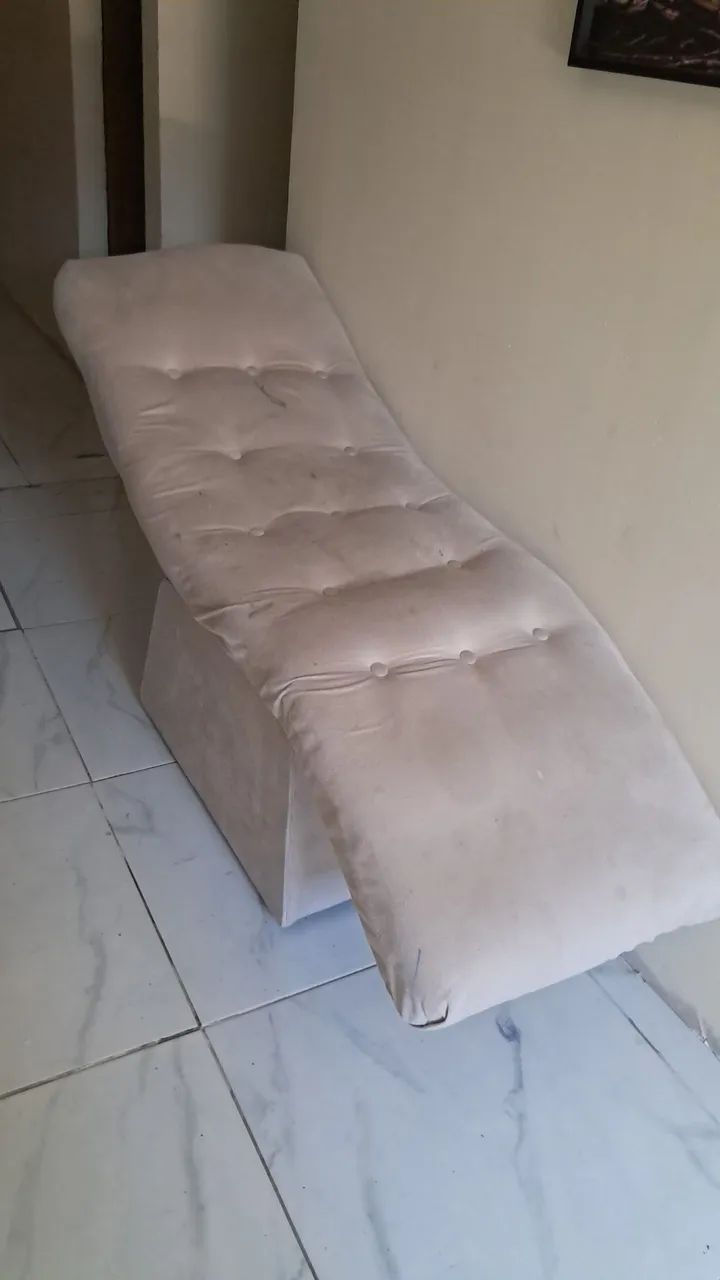 Maca estética Bege - Divã Profissional 