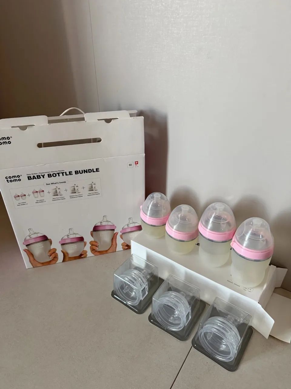 Kit de Mamadeiras Comotomo - Foto 4