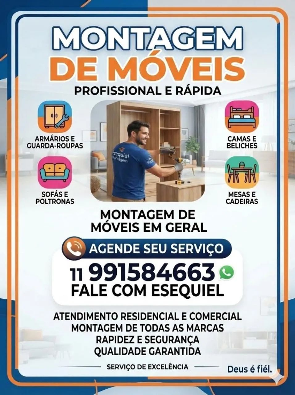 MONTAGEM DE MOVEIS