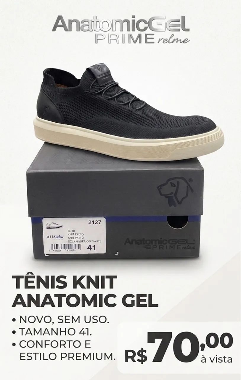 Sapatênis Democrata / Anatomic Gel - Foto 2