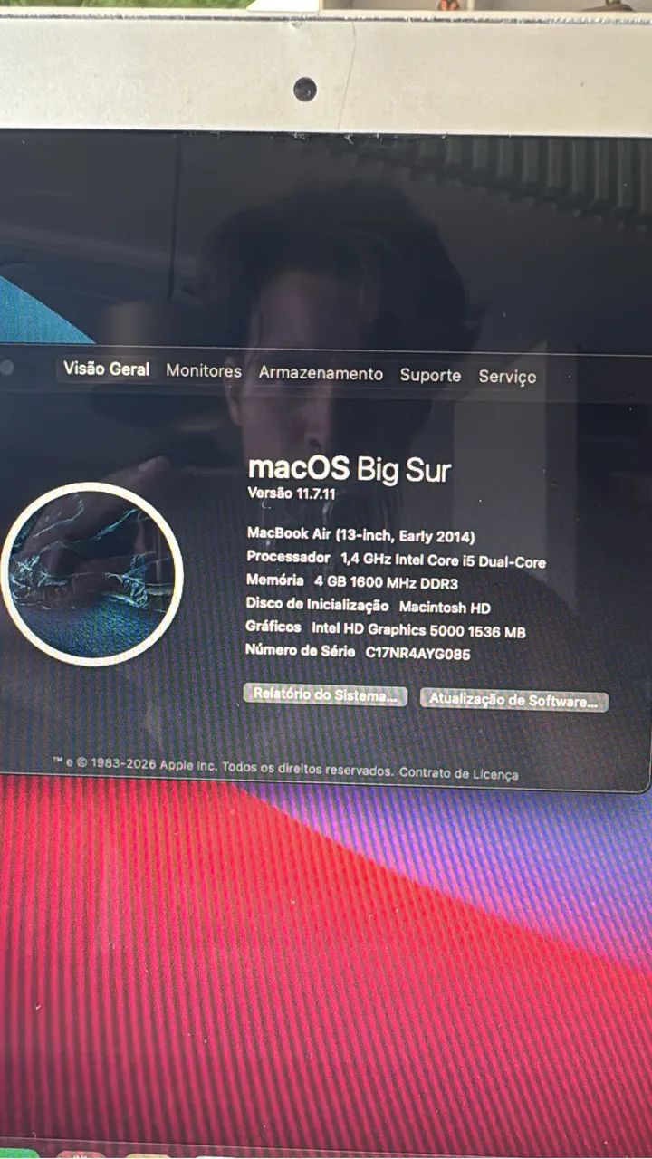 MacBook Air 2014 i5 4gb ram 126gb ssd - Foto 3