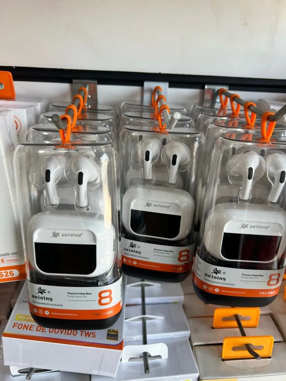 Fone Bluetooth com Visor Touch LED Controle de Música - Foto 2