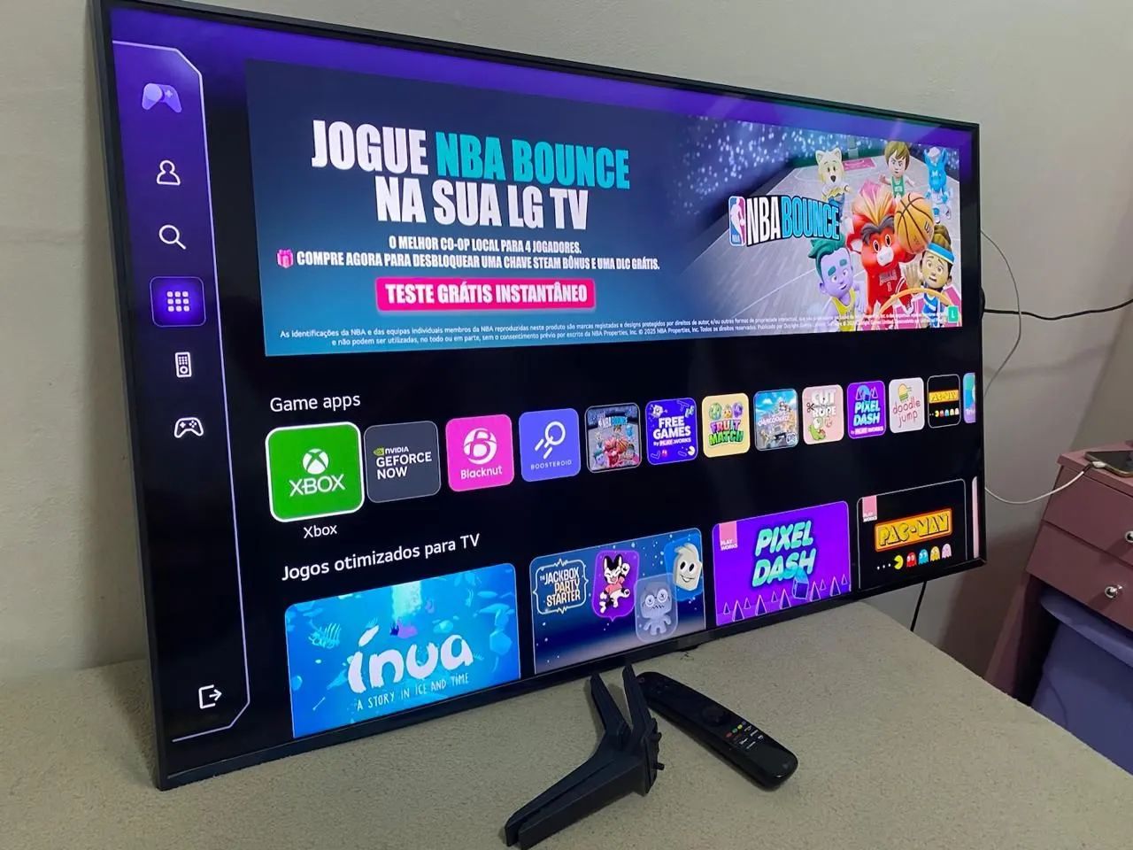 TELÃO SMART LG 4K COM JOGOS 43 POLEGADAS  - Foto 3