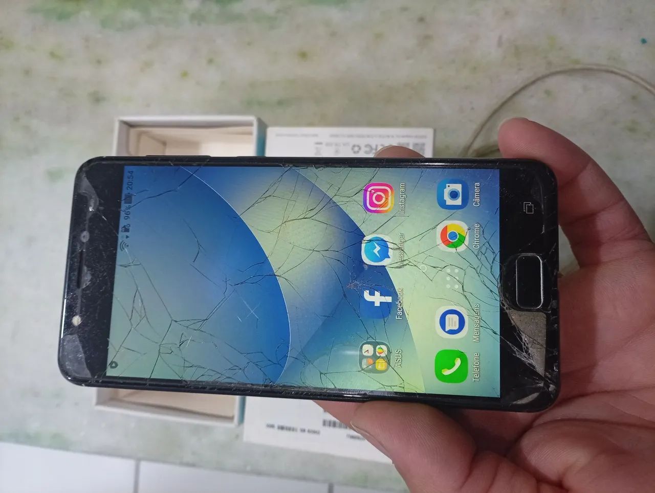 Celular azul ZenFone Max  - Foto 3