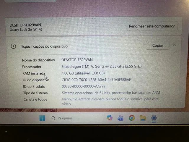 Notebook Samsung Galaxy Book Go 14 - Foto 4