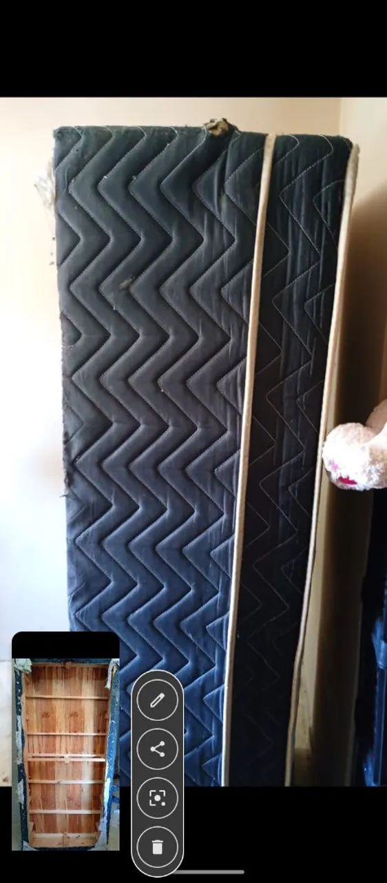 Cama de solteiro box