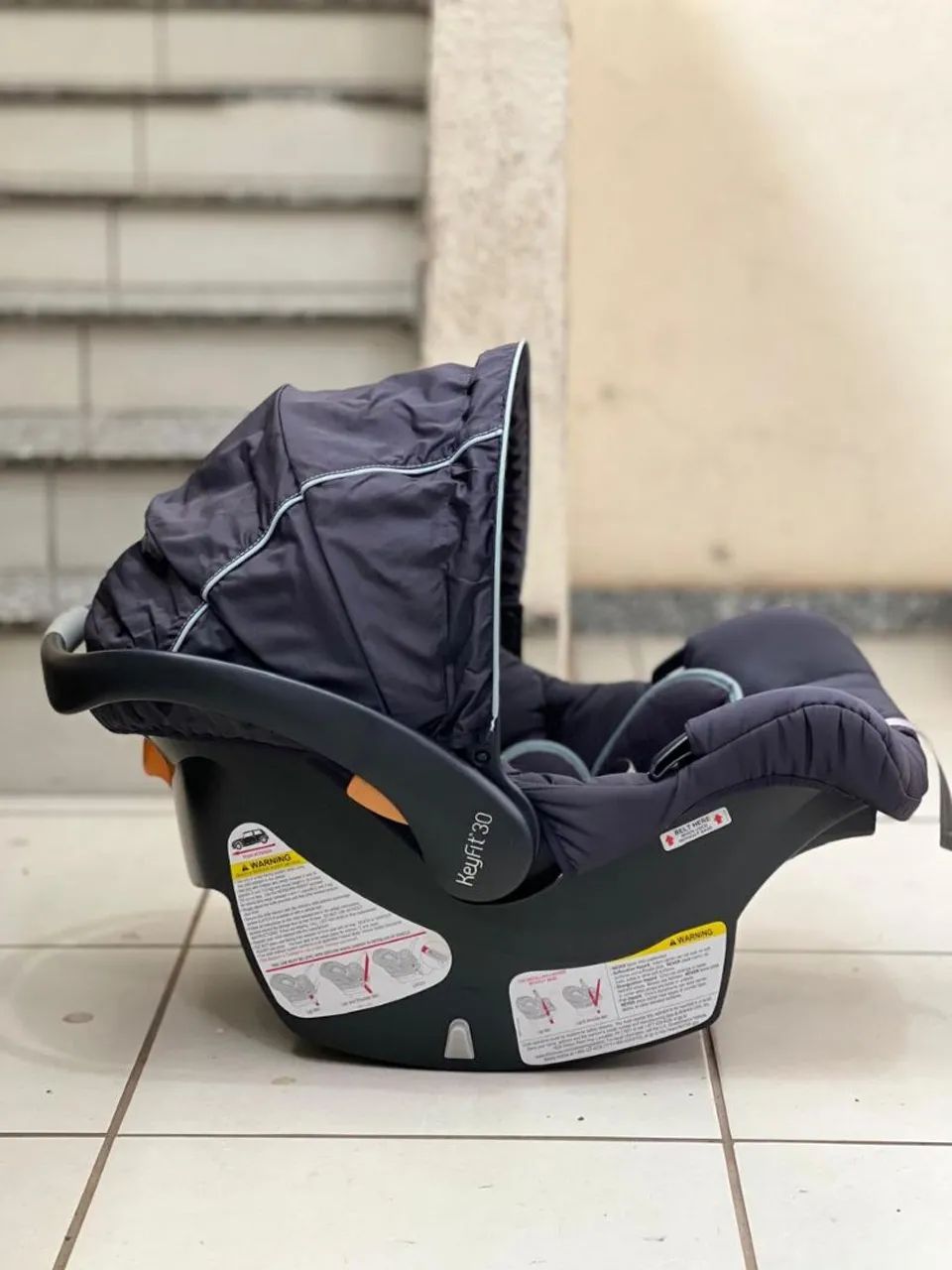 Carrinho de bebê e bebê conforto Chicco bravo - Foto 4