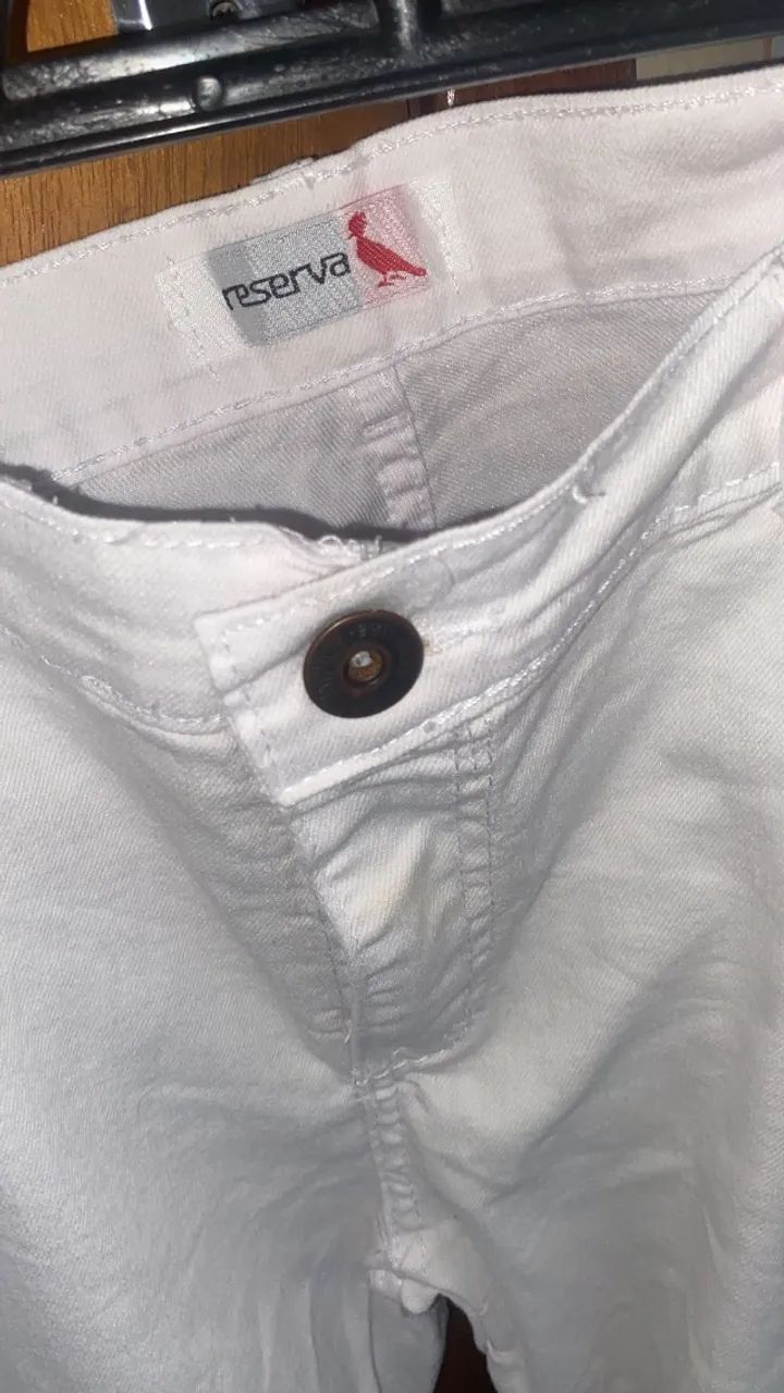 Calças Jeans Brancas - Foto 2