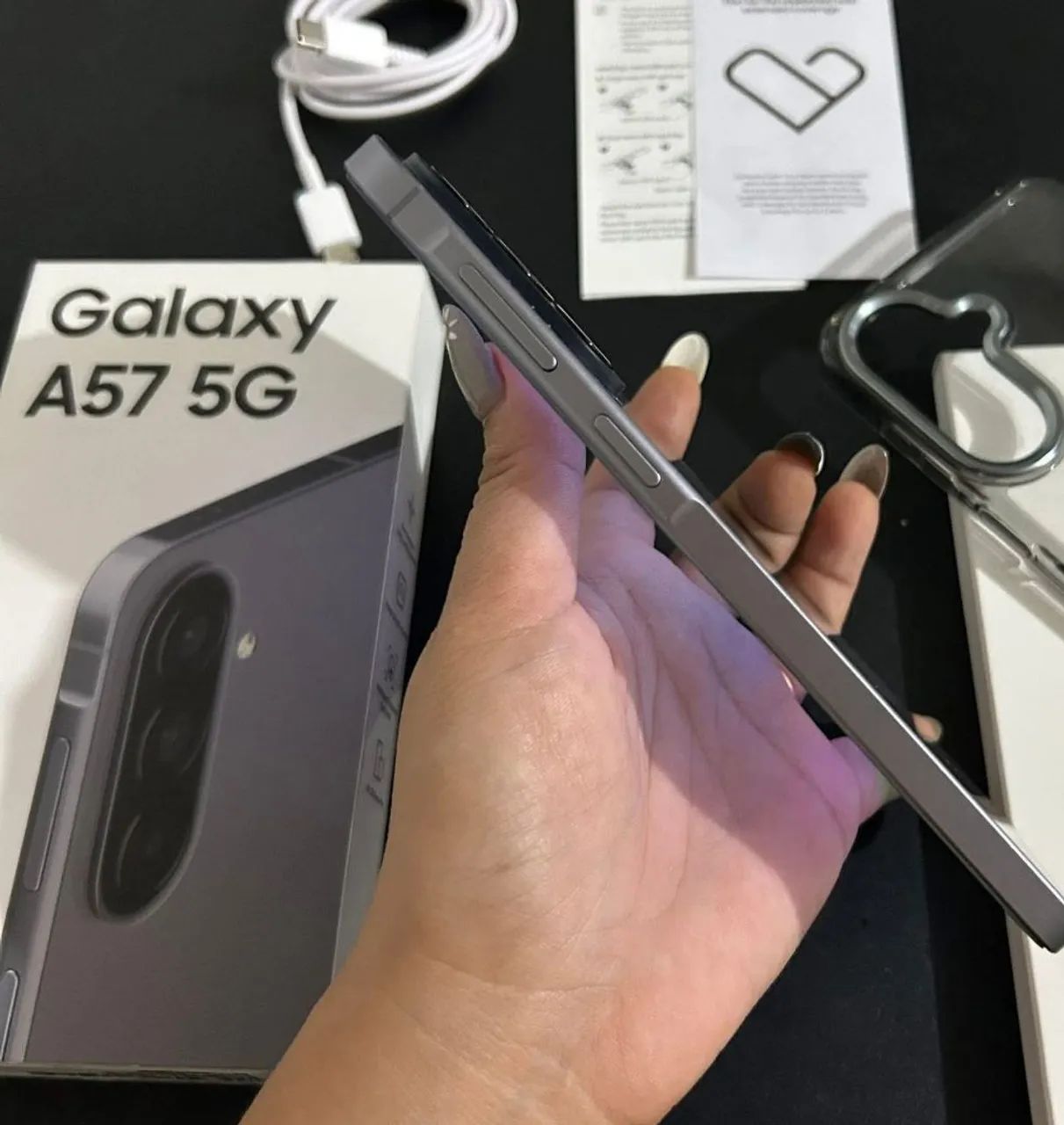 Samsung A57 ! 256Gb completo com nota !  - Foto 4