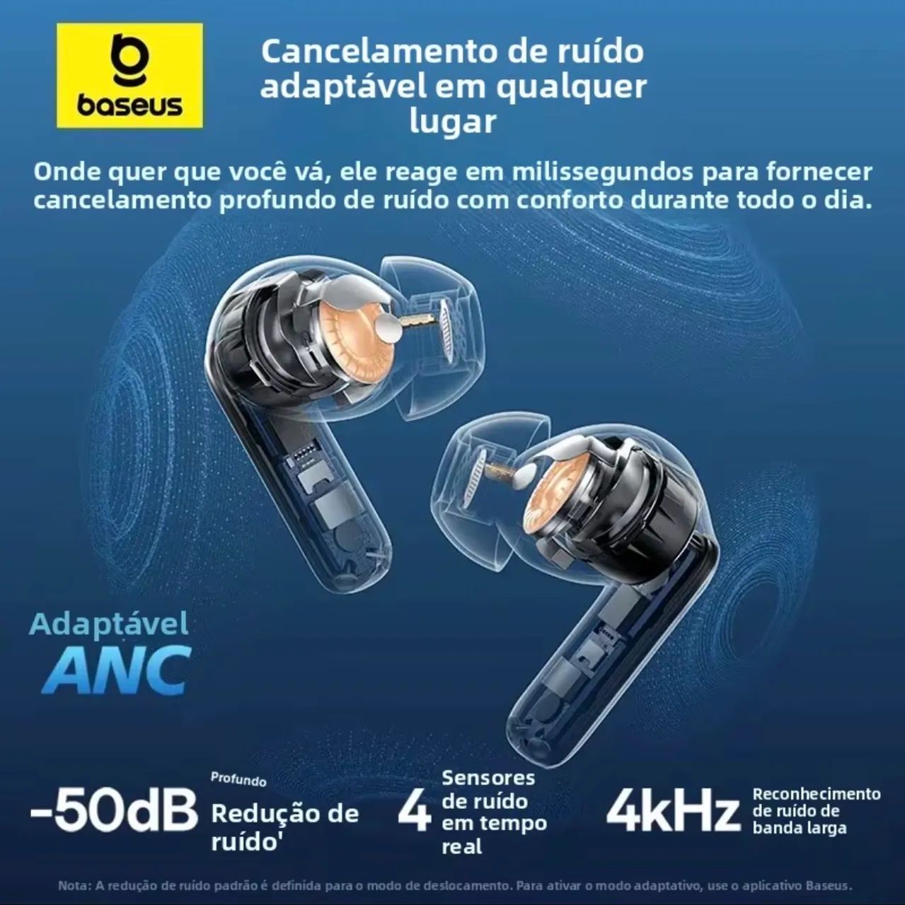 Fone baseus ep10 pro ANC - Foto 2
