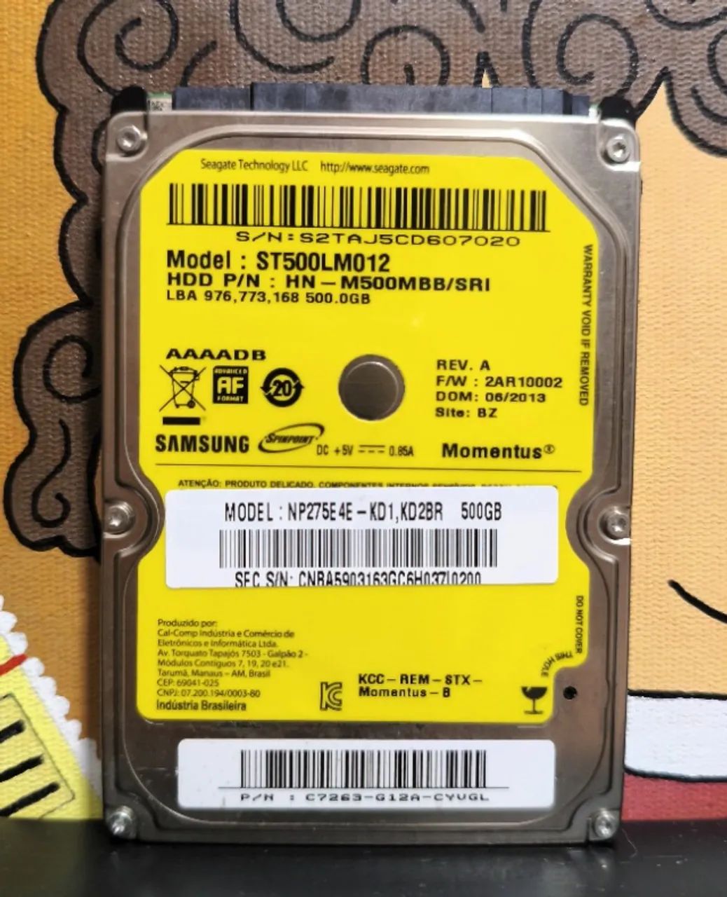 HD SAMSUNG de 500GB Modelo: ST500LM012 - Foto 2