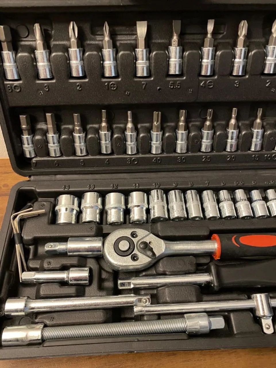 Kit Ferramentas 46 peças + Catraca + Maleta - Foto 2