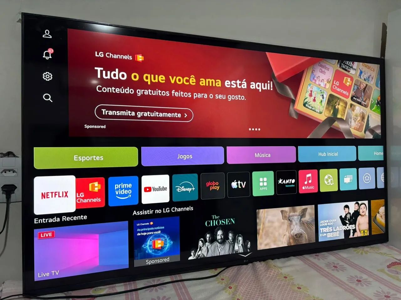 Tv smart 50 LG 4k impecável  - Foto 4