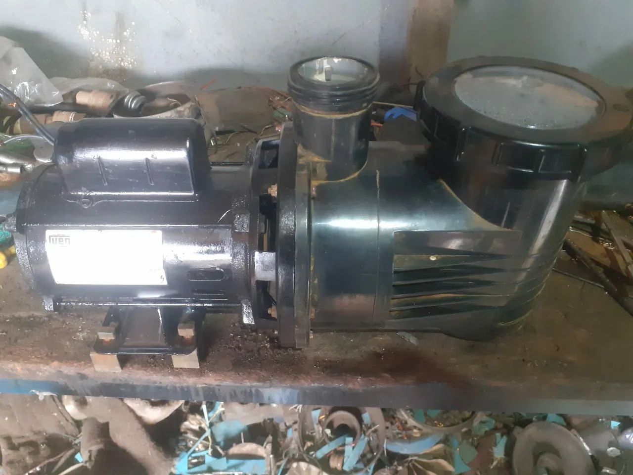 Bomba de piscina,motor weg
