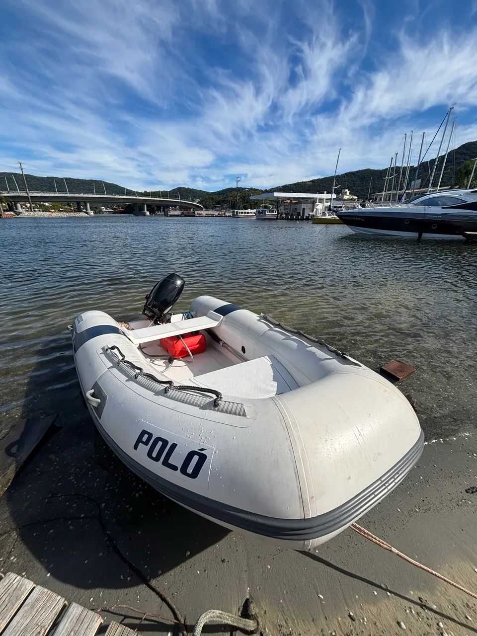 Oportunidade! Bote Zefir 3.0 com motor Mercury 15 super - Foto 3