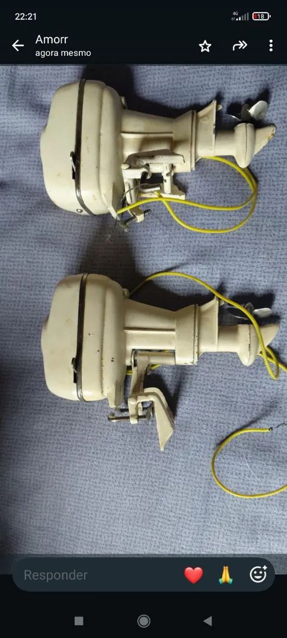Mini motor de polpa funcionando 