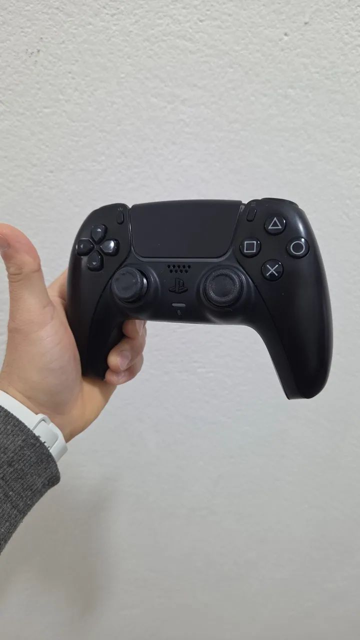 Controle de PS5 preto sem drift 
