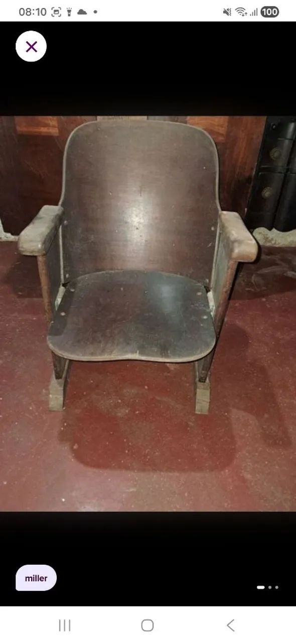 Cadeira de cinema marca Cimo (antiquario)