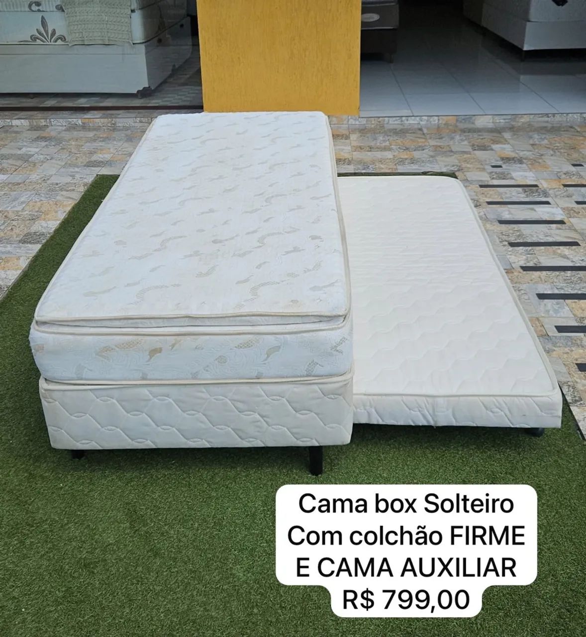 Cama de Solteiro com auxiliar USADA com ENTREGA 