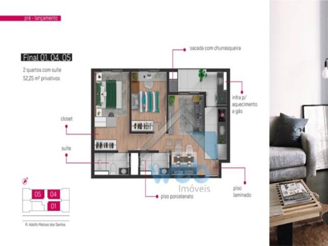 Apartamento, boa vista,dois quartos - Foto 3