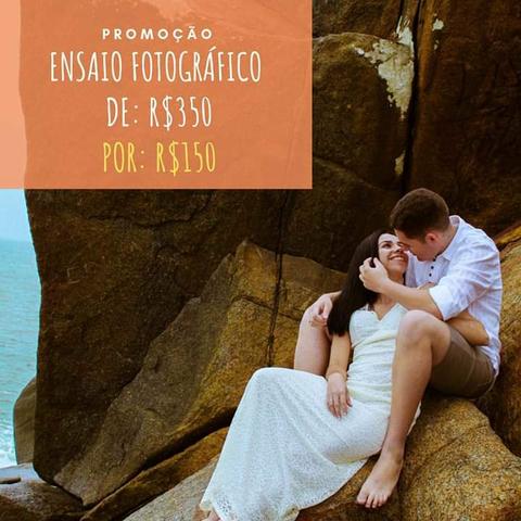 Qualquer ensaio fotográfico por somente R$150