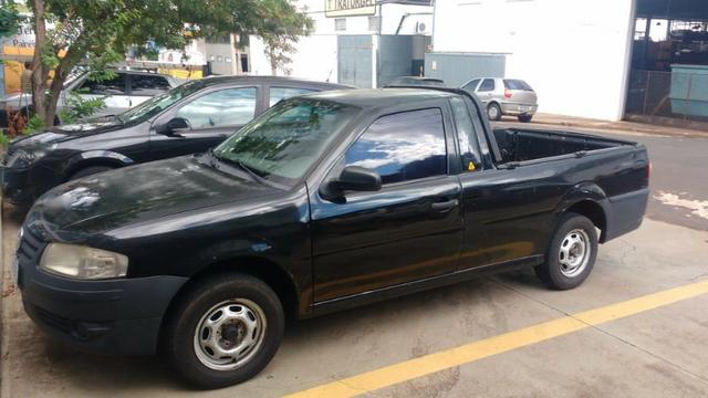 Vendo Saveiro Preta 1.6 2007/2008 - Foto 2