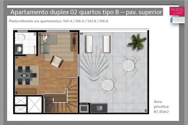 Apartamento à venda com 2 dormitórios em Santa felicidade, Curitiba cod:JB1810064 - Foto 3